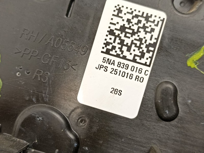 Recambio de cerradura puerta trasera derecha para volkswagen tiguan (ad1, ax1) 2.0 tdi referencia OEM IAM 5NA839016C  