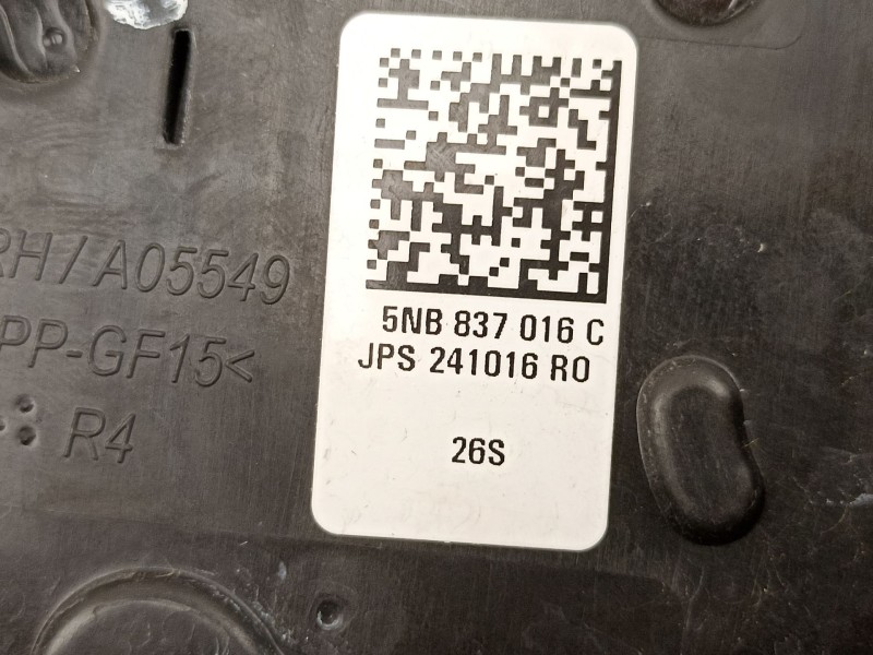 Recambio de cerradura puerta delantera derecha para volkswagen tiguan (ad1, ax1) 2.0 tdi referencia OEM IAM 5NB837016C  