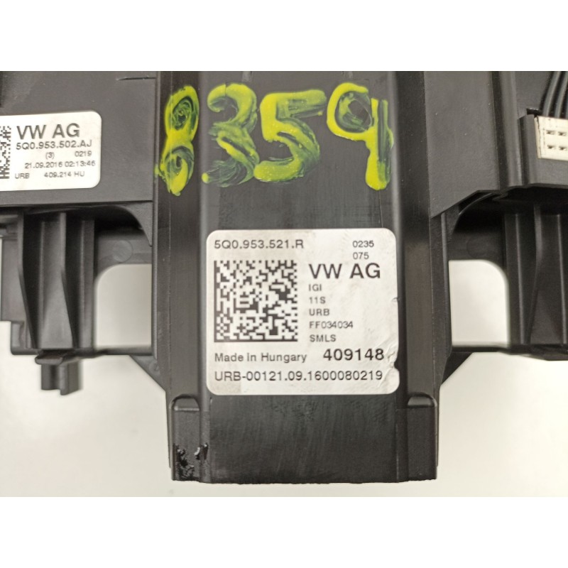 Recambio de mando luces y limpias para volkswagen tiguan (ad1, ax1) 2.0 tdi referencia OEM IAM 5Q0953502AJ  5Q0953521R