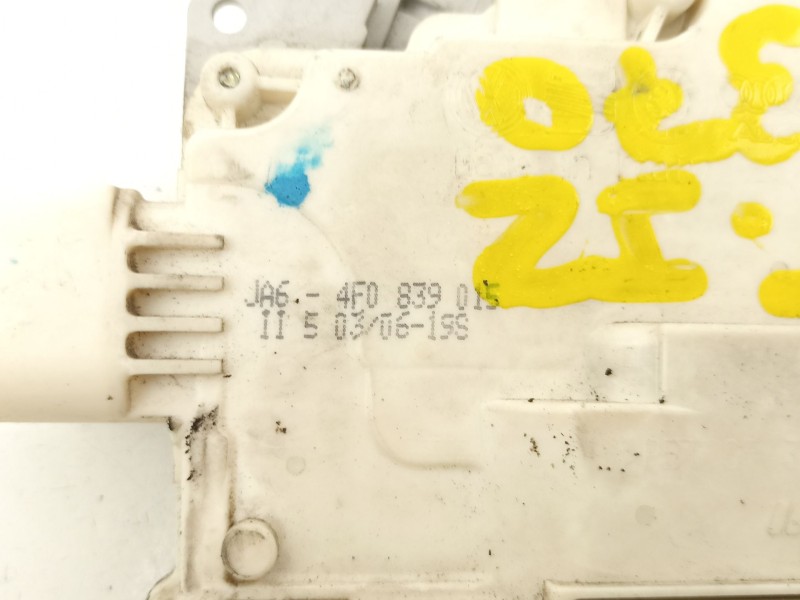 Recambio de cerradura puerta trasera izquierda para audi a3 (8p1) 2.0 tdi 16v referencia OEM IAM 4F0839015  