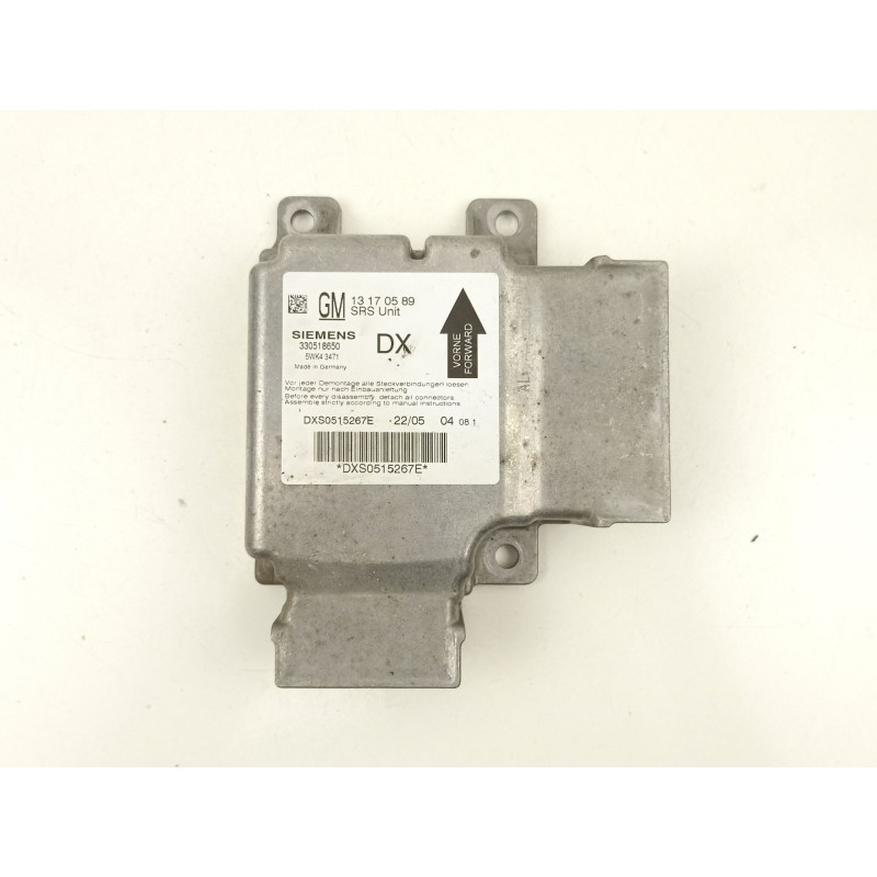 Recambio de centralita airbag para opel vectra c gts (z02) 1.9 cdti (f68) referencia OEM IAM 13170589 330518650 