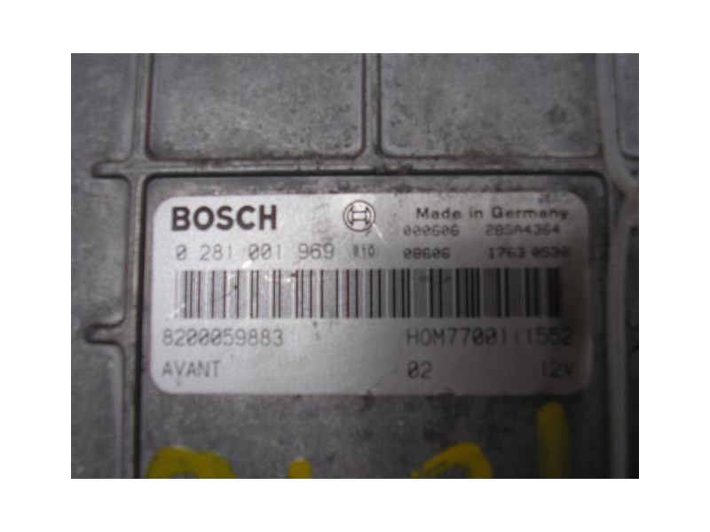 Recambio de centralita : renault megane : 1.9 dti /f9q (97,92cv) 5p [2000] para renault megane 1.9 dti /f9q referencia OEM IAM 0