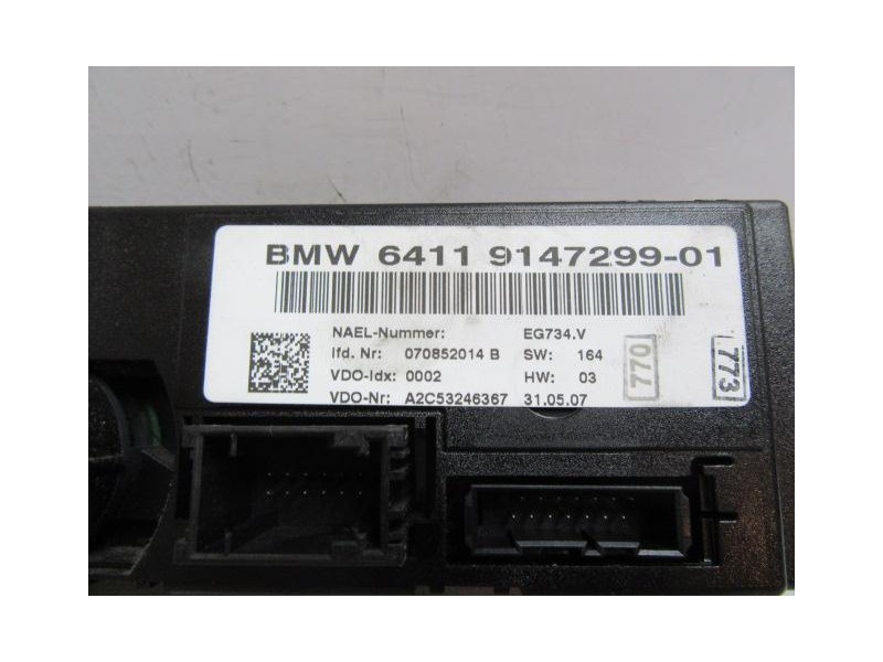 Recambio de mandos calefaccion : bmw 120 : 2.0 td (177cv) [2007] para bmw  120 2.0 td referencia OEM IAM 64119147299-01  