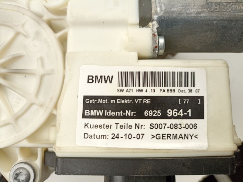 Recambio de elevalunas delantero derecho para bmw x3 (e83) 2.0 sd referencia OEM IAM 6925964  