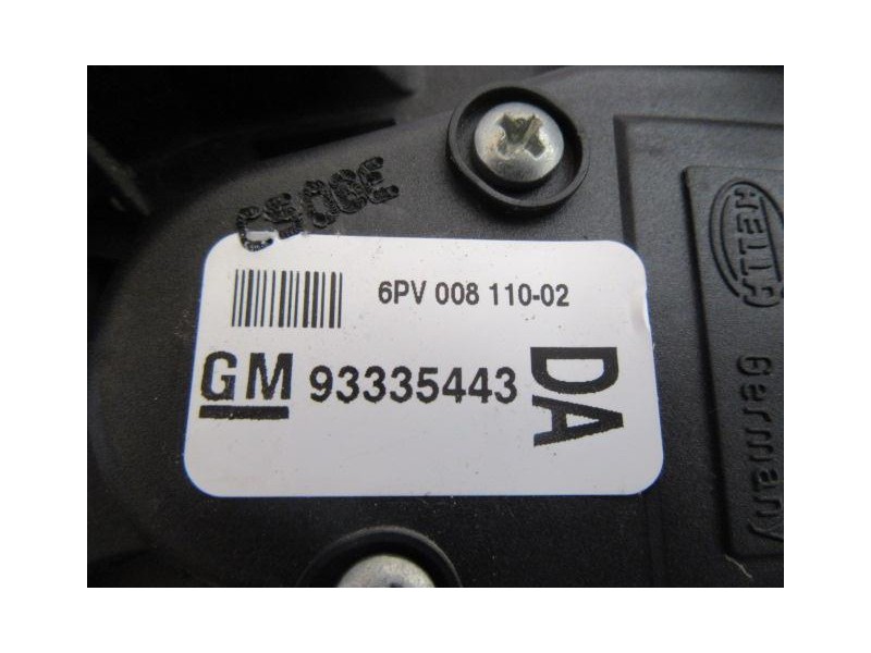 Recambio de potenciómetro aceleración : opel meriva : 1.3 td -z13dtj (74,80cv) 5p [2009] para opel meriva 1.3 td -z13dtj referen