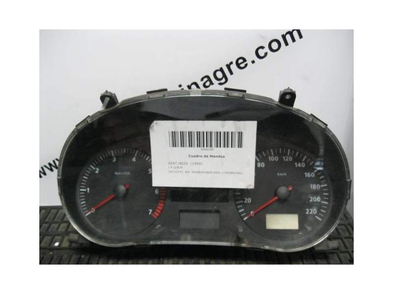 Recambio de cuadro instrumentos para seat ibiza ii (6k1) 1.6 i referencia OEM IAM W06K0920850-VDO-110008924001  