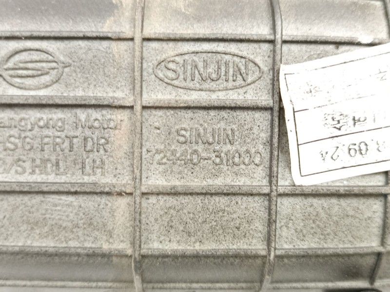 Recambio de manilla delantera izquierda para ssangyong kyron 2.0 xdi referencia OEM IAM 7244031000  