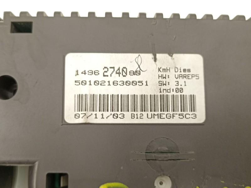 Recambio de cuadro instrumentos para fiat ulysse (179_) 2.2 jtd referencia OEM IAM 1496274080 501021630051 
