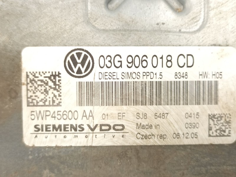 Recambio de centralita para volkswagen passat b6 (3c2) 2.0 tdi 16v referencia OEM IAM 03G906018CD  