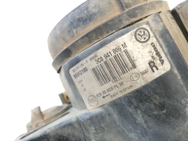 Recambio de faro derecho para volkswagen passat b6 (3c2) 2.0 tdi 16v referencia OEM IAM 3C0941006M 89312180 