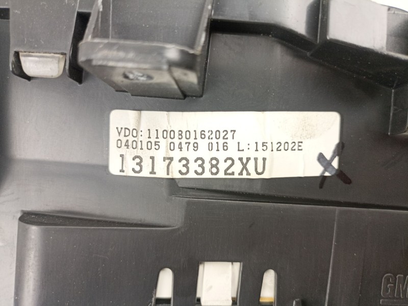 Recambio de cuadro instrumentos para opel meriva a monospace (x03) 1.6 16v (e75) referencia OEM IAM 13173382 110080162027 