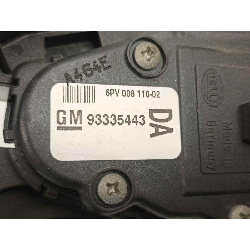 Recambio de potenciometro aceleracion para opel meriva a monospace (x03) 1.6 16v (e75) referencia OEM IAM 93335443 6PV00811002 