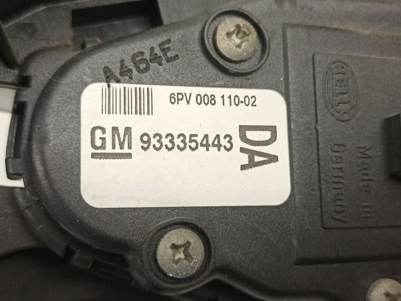 Recambio de potenciometro aceleracion para opel meriva a monospace (x03) 1.6 16v (e75) referencia OEM IAM 93335443 6PV00811002 