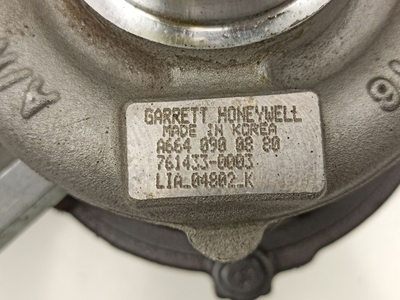 Recambio de turbo para ssangyong kyron 2.0 xdi referencia OEM IAM 6640900880 7614330003 