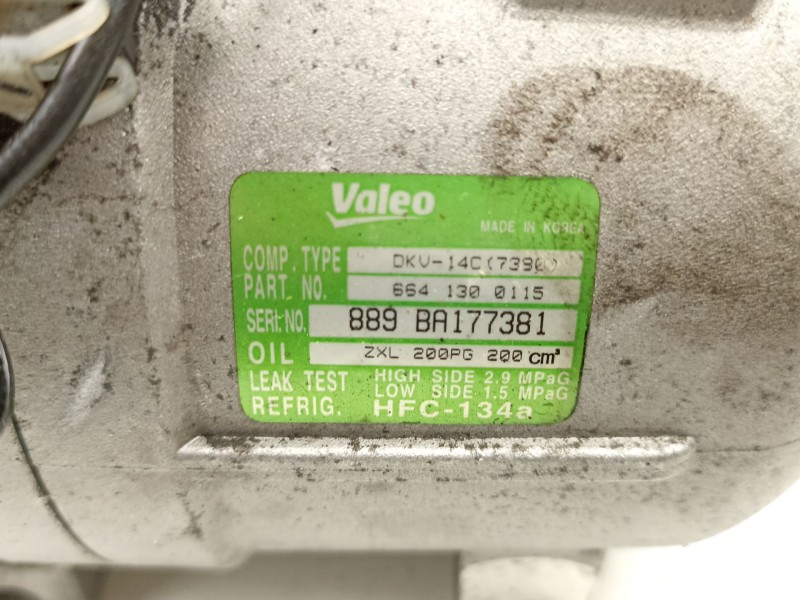 Recambio de compresor aire acondicionado para ssangyong kyron 2.0 xdi referencia OEM IAM 6641300115  