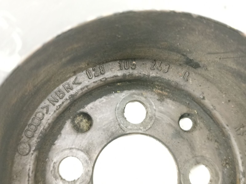 Recambio de polea cigueñal para volkswagen passat 1.9 tdi referencia OEM IAM 028105243Q  