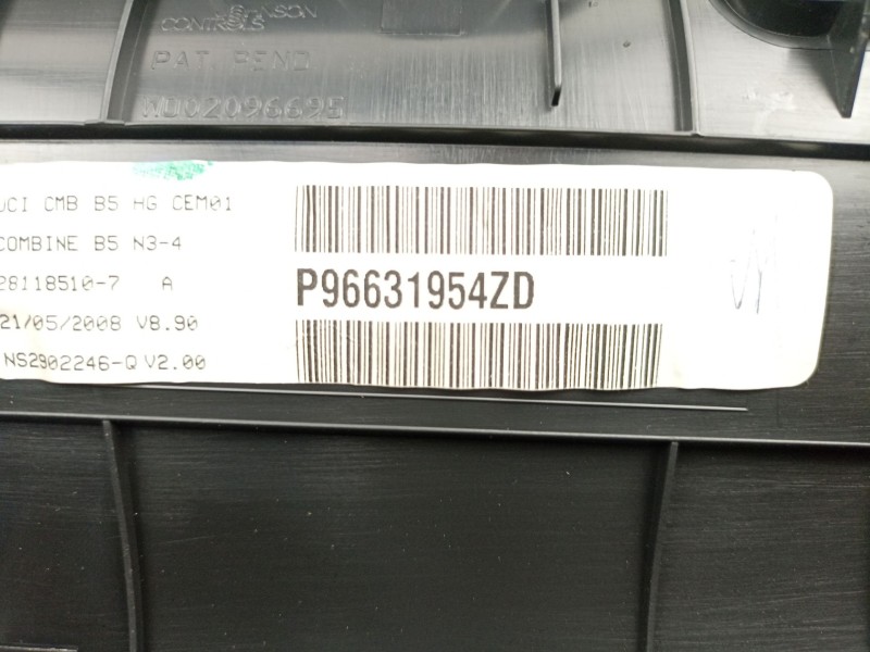 Recambio de cuadro instrumentos para citroën c4 coupé (la_) 1.6 hdi referencia OEM IAM 96631954ZD  