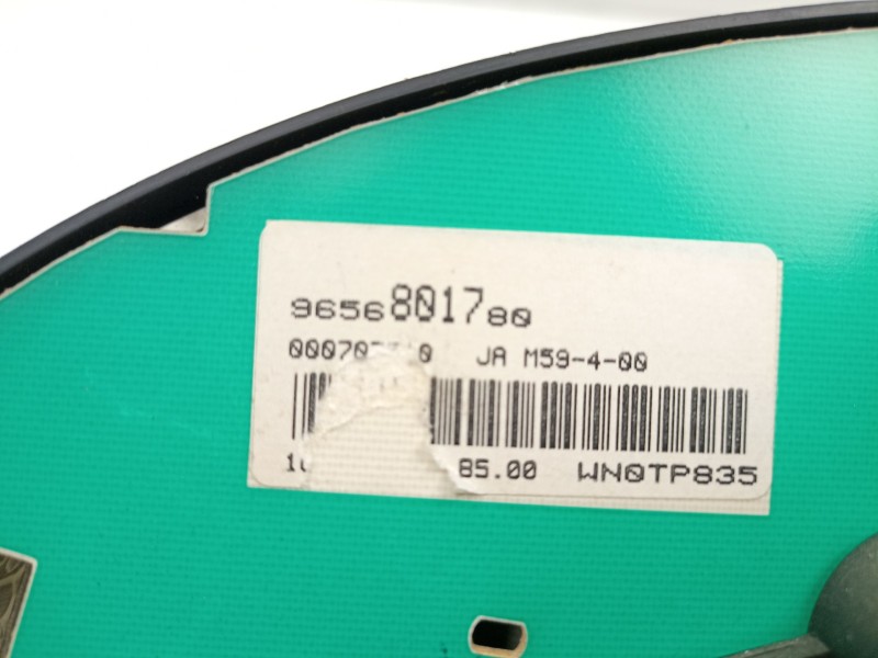 Recambio de cuadro instrumentos para citroën berlingo / berlingo first monospace (mf_, gjk_, gfk_) 2.0 hdi 90 (mfrhy) referencia