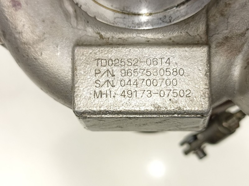 Recambio de turbo para citroën c4 coupé (la_) 1.6 hdi referencia OEM IAM 9657530580 4917307502 
