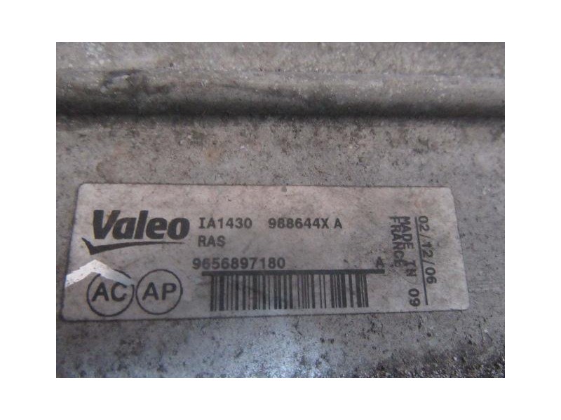 Recambio de radiador intercooler : citroen c 4 : 2.0 hdi hdi-rhj grand picasso [2006] para citroen c 4 2.0 hdi hdi-rhj grand pic