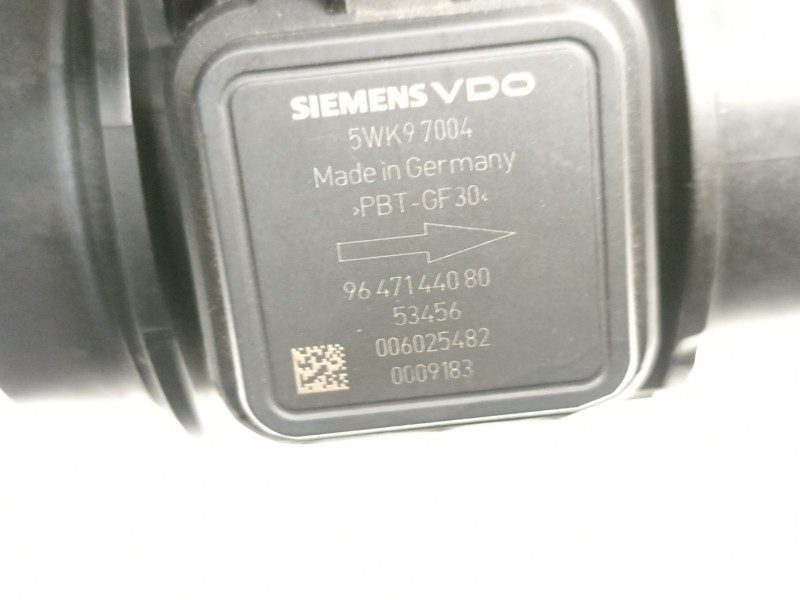 Recambio de caudalimetro para peugeot 206 sw (2e/k) 1.4 hdi referencia OEM IAM 9647144080 5WK97004 