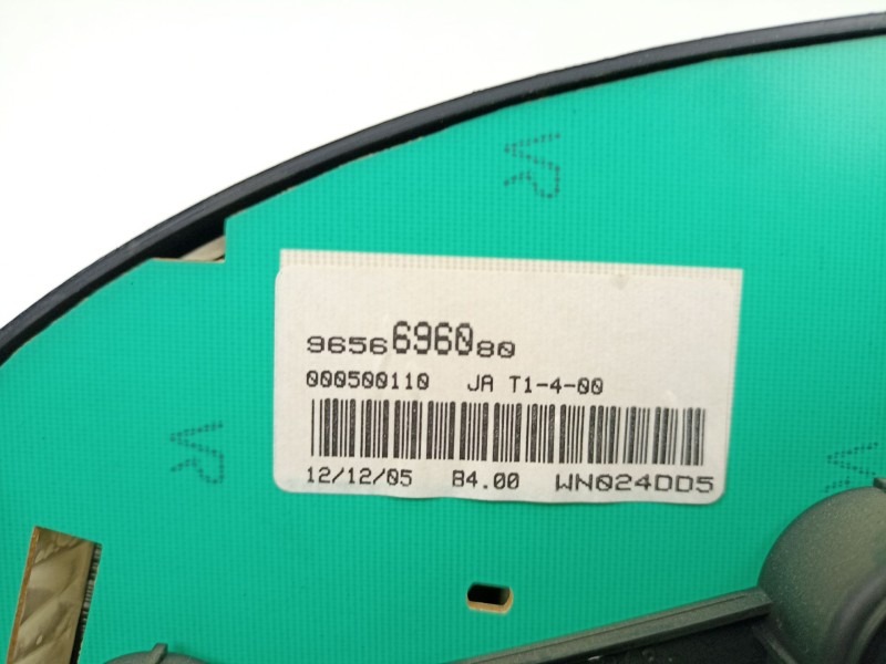 Recambio de cuadro instrumentos para peugeot 206 sw (2e/k) 1.4 hdi referencia OEM IAM 9656696080  