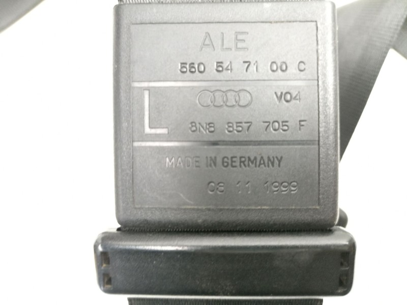 Recambio de cinturon seguridad delantero izquierdo para audi tt (8n3) 1.8 t referencia OEM IAM 8N8857705F  