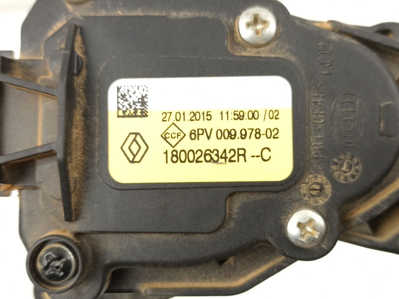 Recambio de potenciometro aceleracion para dacia duster (hs_) 1.5 dci 4x4 referencia OEM IAM 180026342R 6PV00997802 