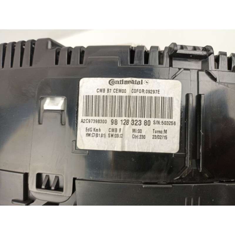 Recambio de cuadro instrumentos para citroën c4 ii (nc_) 1.2 thp 110 referencia OEM IAM 9812832380 A2C97398300 