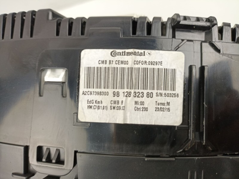Recambio de cuadro instrumentos para citroën c4 ii (nc_) 1.2 thp 110 referencia OEM IAM 9812832380 A2C97398300 