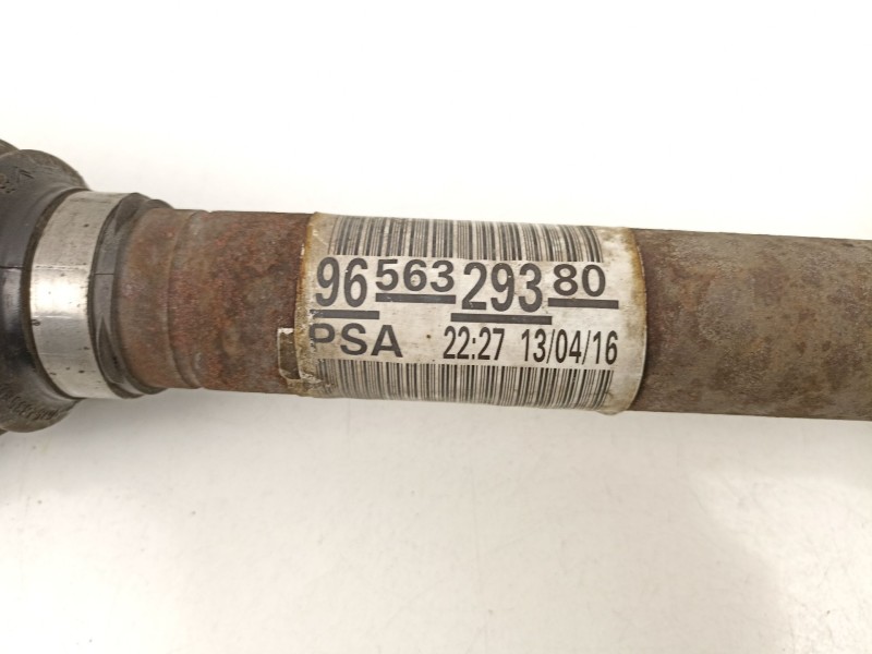 Recambio de transmision delantera izquierda para citroën berlingo multispace (b9) 1.6 bluehdi 100 referencia OEM IAM 9656329380 