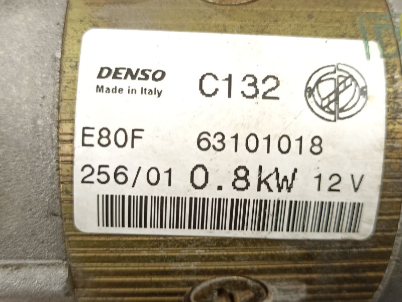 Recambio de motor arranque para fiat punto berlina (188) 1.2 cat referencia OEM IAM 63101018  