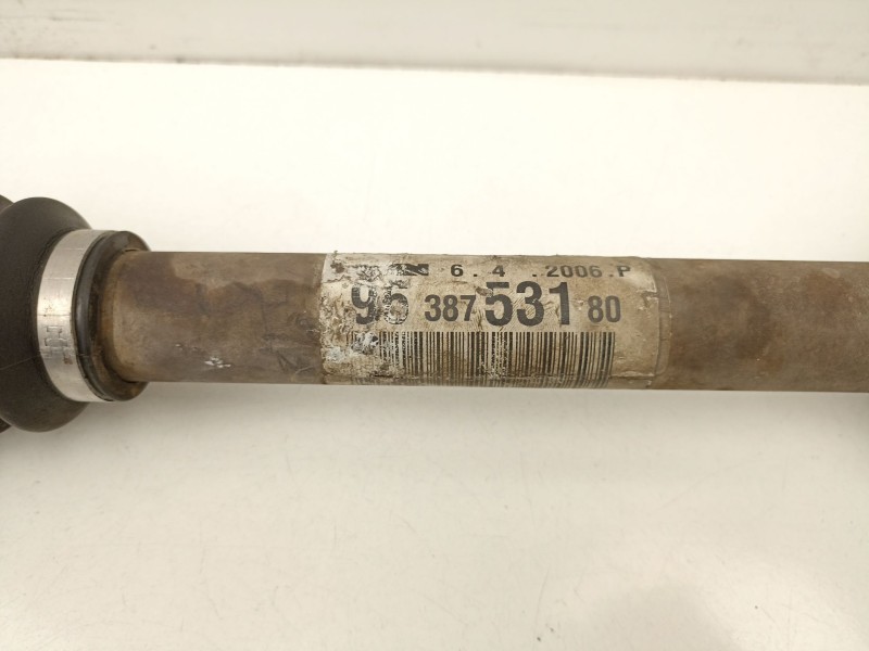 Recambio de transmision delantera derecha para peugeot 206 sw (2e/k) 1.4 hdi referencia OEM IAM 9638753180  