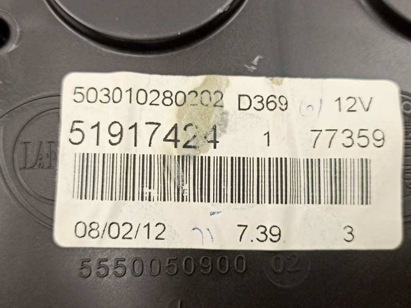 Recambio de cuadro instrumentos para fiat grande punto (199_) 1.3 d multijet referencia OEM IAM 51917424 503010280202 