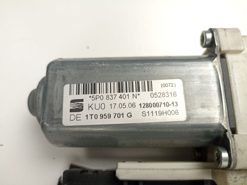 Recambio de elevalunas delantero izquierdo para seat altea (5p1) 1.9 tdi referencia OEM IAM 1T0959701G  1K0959793M