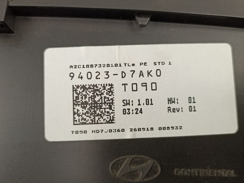 Recambio de cuadro instrumentos para hyundai tucson (tl, tle) 1.6 gdi referencia OEM IAM 94023D7AK0 A2C1887320101 