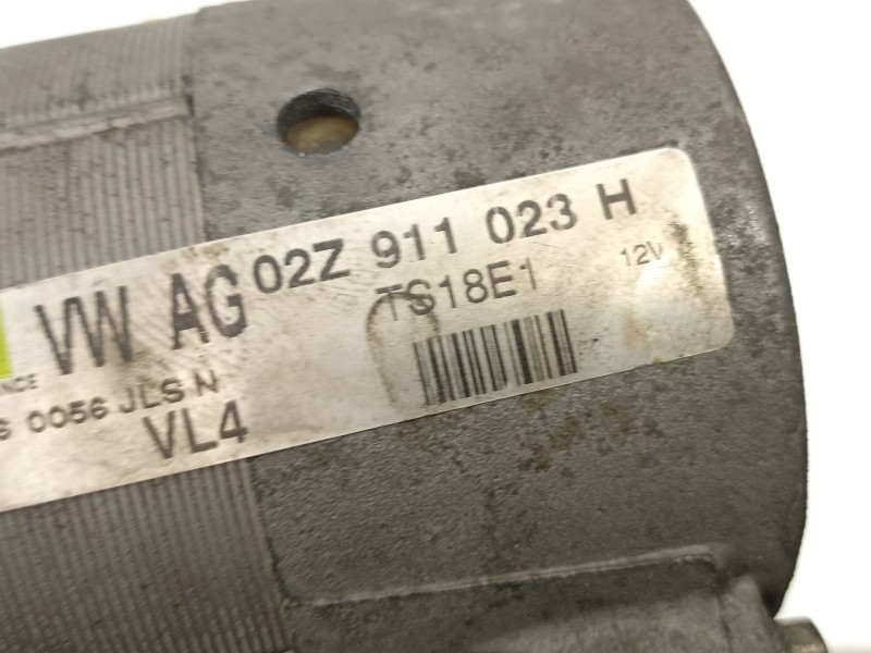 Recambio de motor arranque para seat altea (5p1) 1.9 tdi referencia OEM IAM 02Z911023H TS18E1 