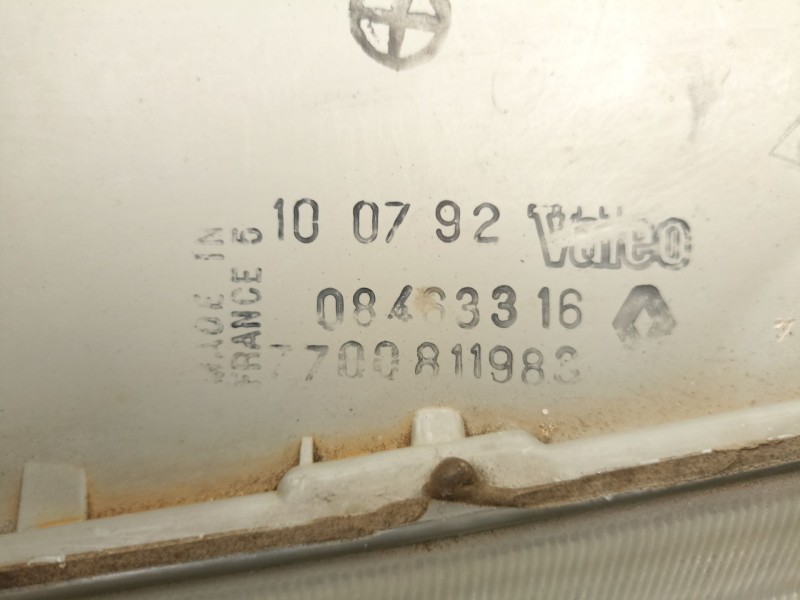 Recambio de faro izquierdo para renault express 1.2 g -c1g referencia OEM IAM 7700811983  