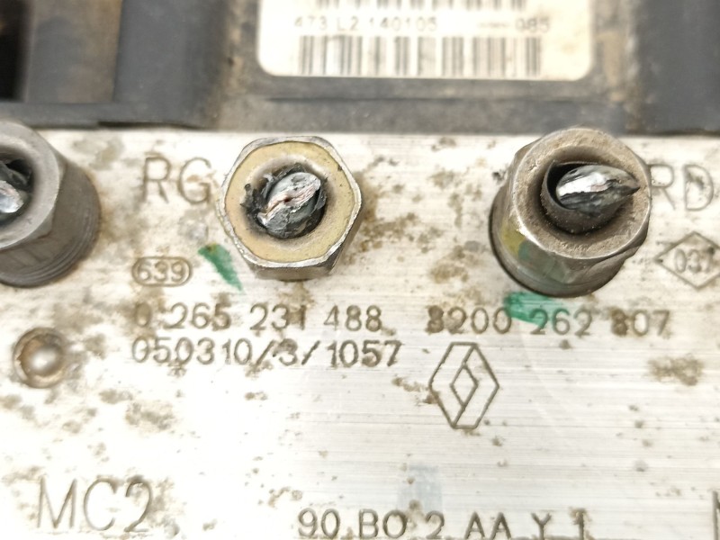 Recambio de abs para dacia logan básico referencia OEM IAM 8200262807 0265231488 