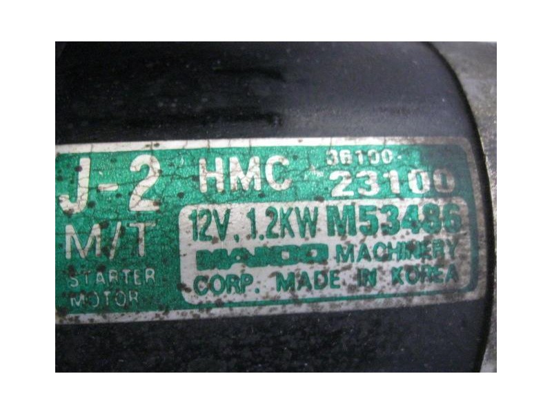 Recambio de motor arranque : hyundai coupe : 1.6 g -4gr (115,6cv) 3p [1999] para hyundai coupe 1.6 g -4gr  3p referencia OEM IAM