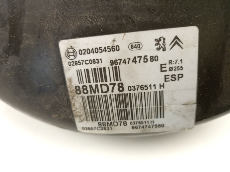 Recambio de servofreno para citroën c4 ii (nc_) 1.2 thp 110 referencia OEM IAM 9674747580 0204054560 88MD78