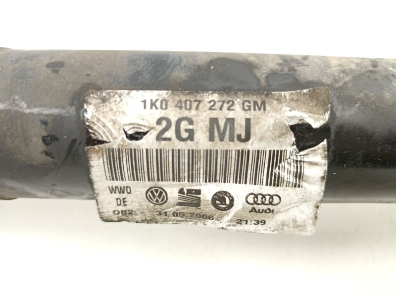 Recambio de transmision delantera derecha para seat altea (5p1) 1.9 tdi referencia OEM IAM 1K0407272GM  