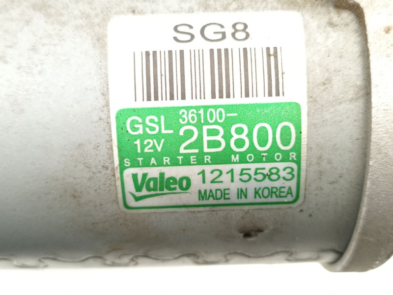 Recambio de motor arranque para hyundai tucson (tl, tle) 1.6 gdi referencia OEM IAM 361002B800 1215583 