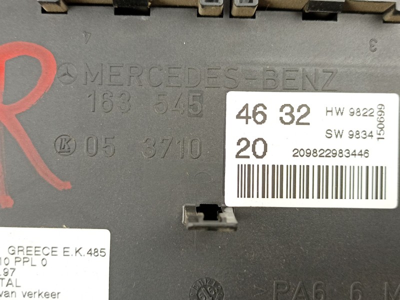 Recambio de bsi para mercedes-benz ml 320 g-112942 163 referencia OEM IAM A1635454632 05371020 