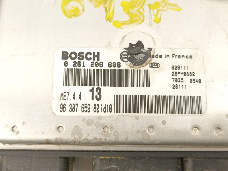 Recambio de centralita para citroën xsara (n1) 1.6 16v referencia OEM IAM 9638765980 0261206606 