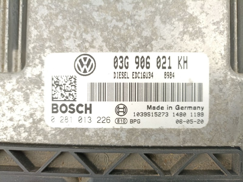 Recambio de centralita para volkswagen golf v 1.9 tdi bxe - 1k - 5v referencia OEM IAM 03G906021KH 0281013226 