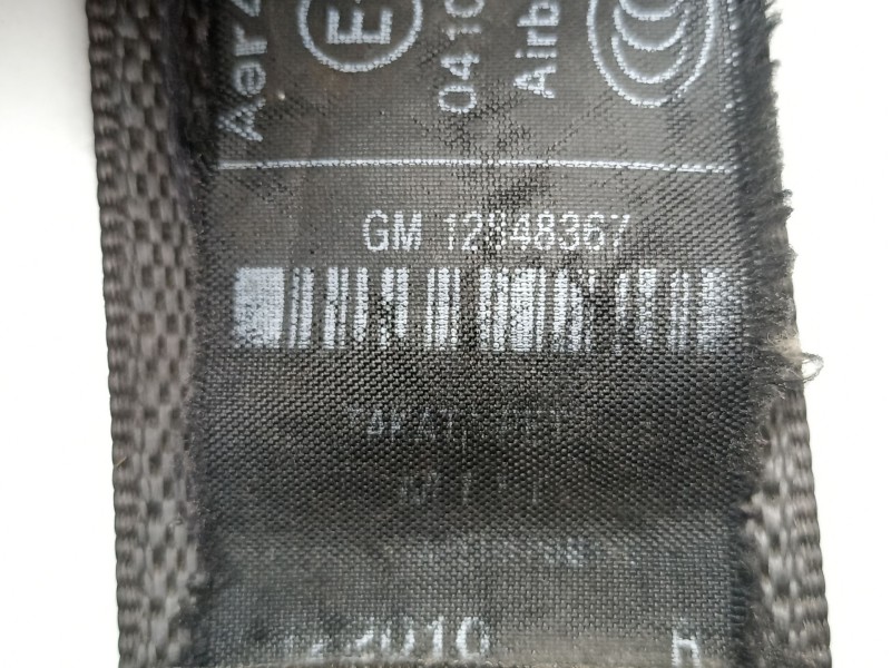 Recambio de cinturon seguridad delantero derecho para opel insignia 2.0 cdti ( 160 cv ) referencia OEM IAM 12848367  