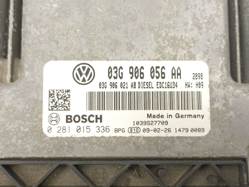 Recambio de centralita para seat leon (1p1) reference referencia OEM IAM 03G906056AA 0281015336 03G906021AB