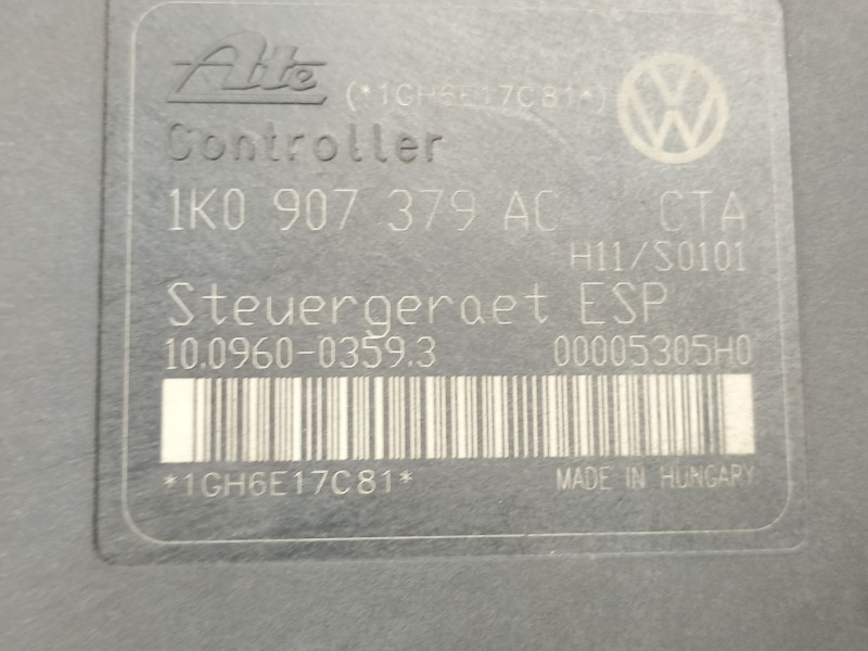 Recambio de abs para volkswagen golf v 1.9 tdi bxe - 1k - 5v referencia OEM IAM 1K0614517AE 10020602404 