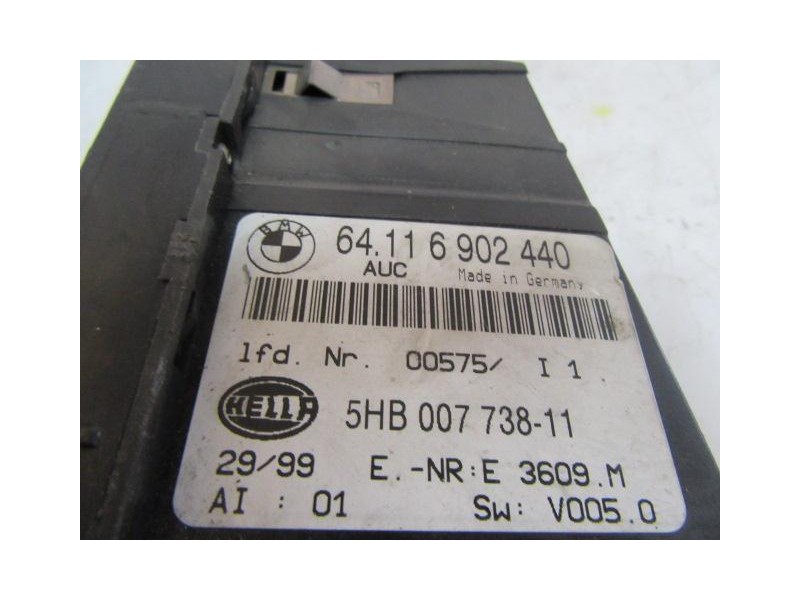 Recambio de mandos calefaccion : bmw 320 : 2.0 td 20-4d-1 (136cv) [2000] para bmw  320 2.0 td 20-4d-1 referencia OEM IAM 64.1169